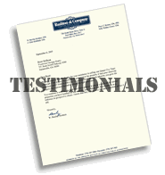 Read Testamonials from My Satisfied Clients